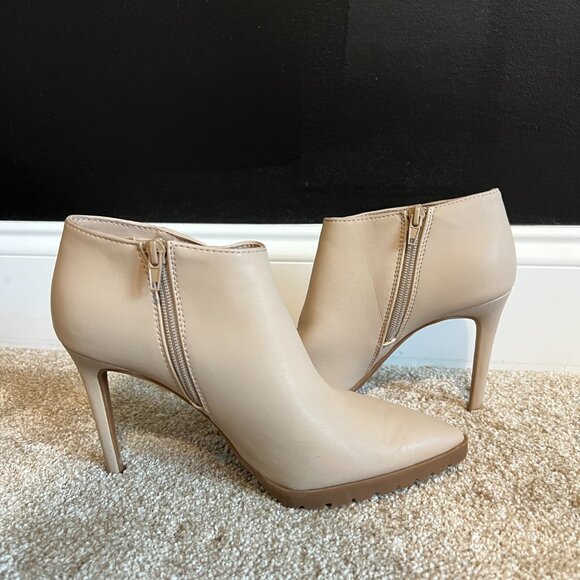 Worn Once: Leather Stiletto Bootie by Mix No. 6 - Picture 2 of 4